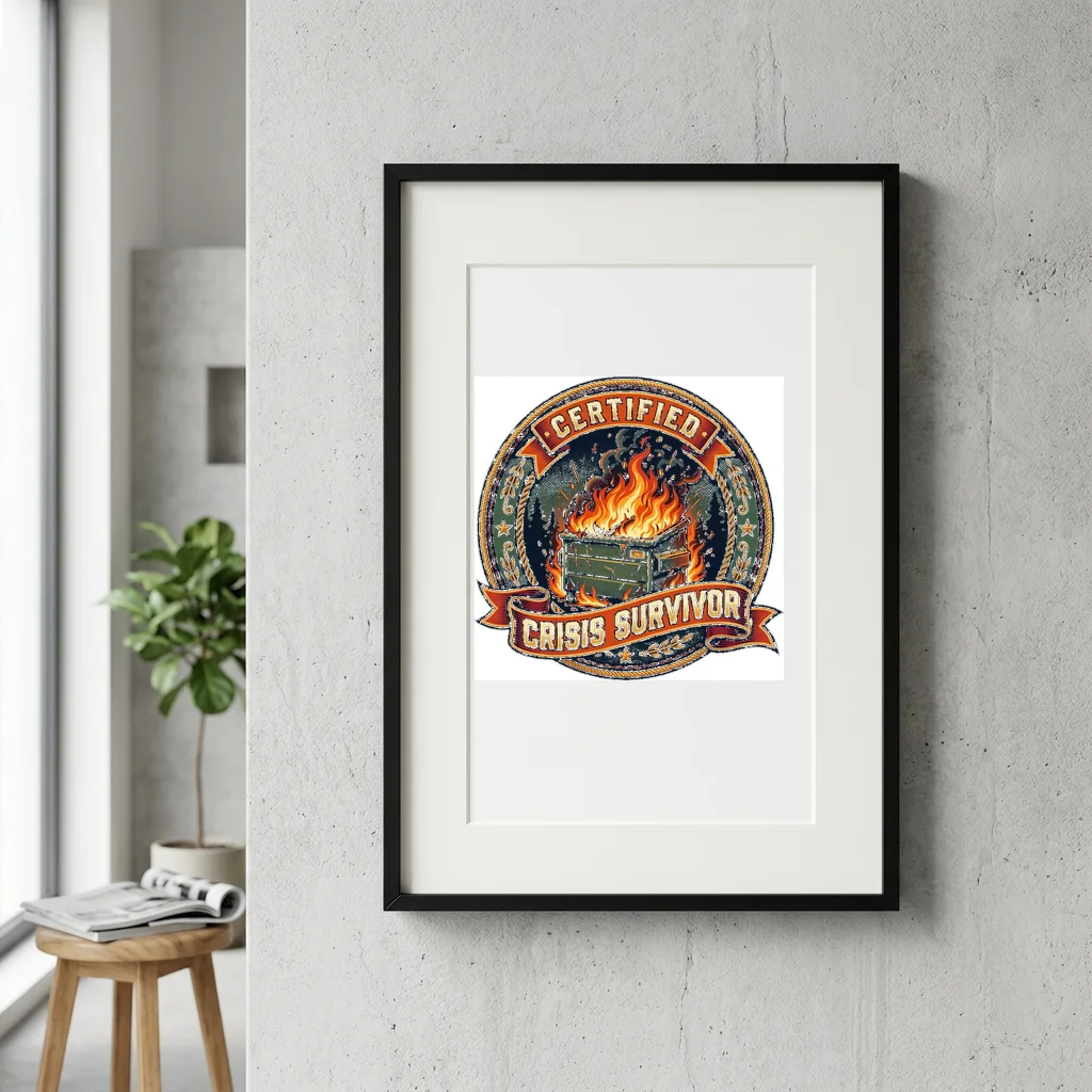 Apex Streetwear Supply Company — Gallery Framed Art Poster (Exhibition Frame)