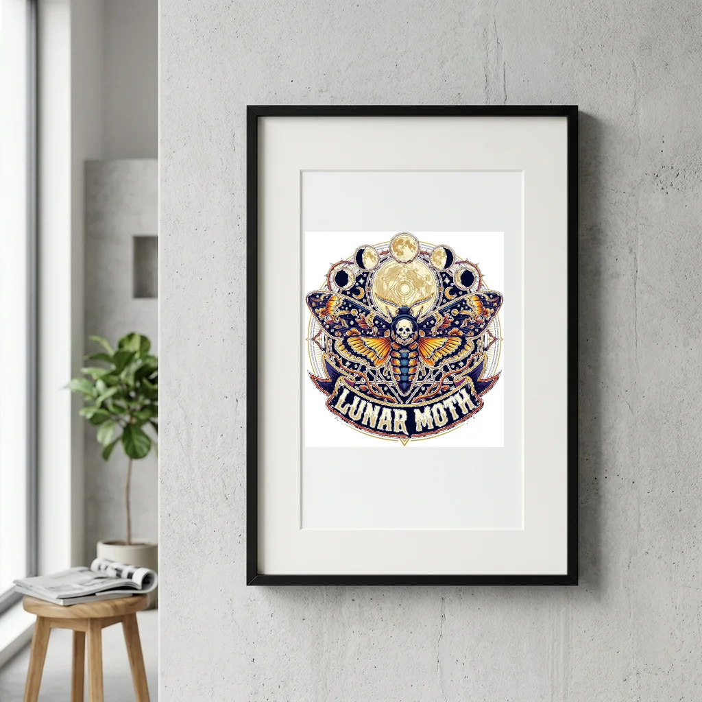 Modernist Architecture Form Function — Gallery Framed Art Poster (Exhibition Frame)