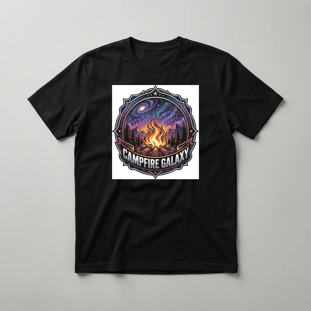 Barbed Wire Rose Petal Crest — Classic Streetwear T-Shirt (Jet Black)