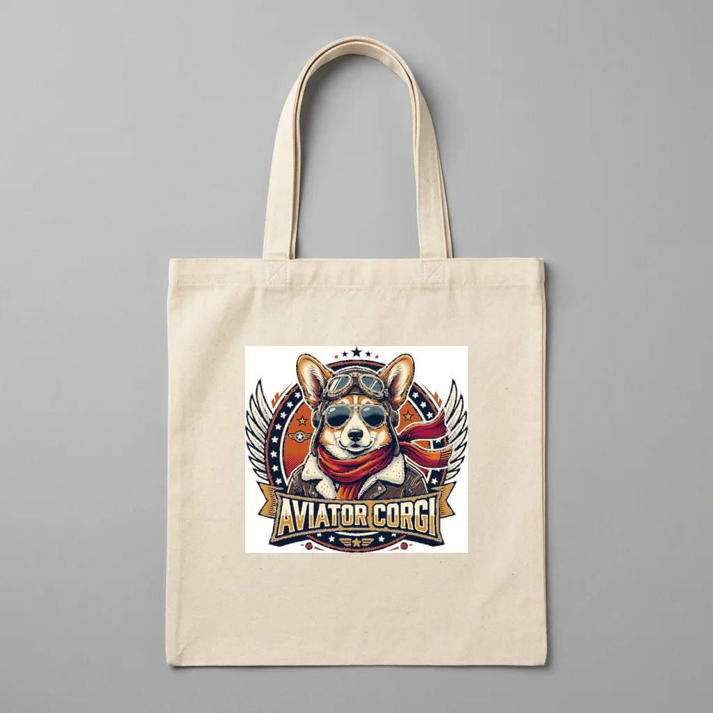 Vintage Athletic Department Club — Organic Cotton Canvas Tote Bag (Natural)