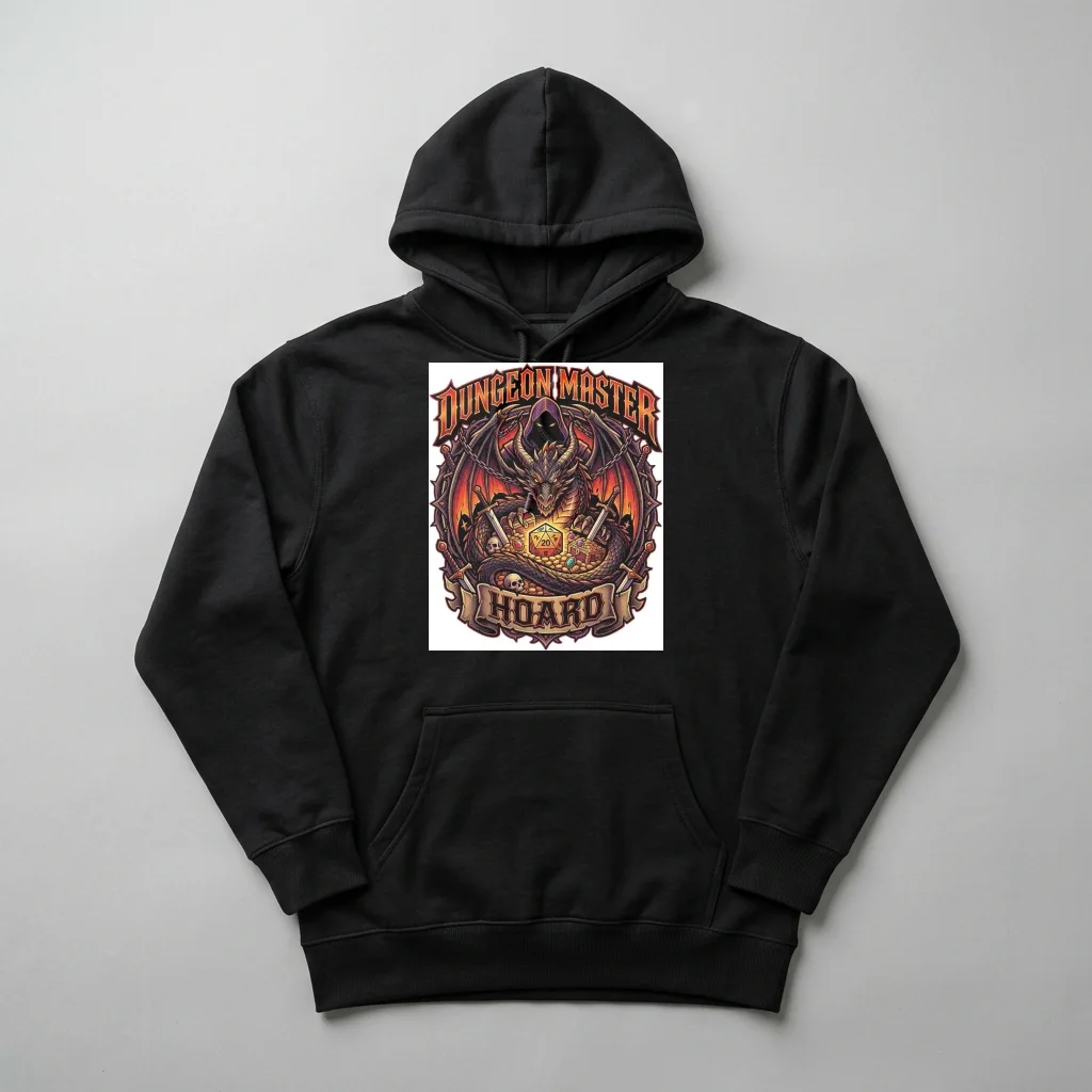 Midnight Runners Club Chapter 1 — Heavyweight Pullover Hoodie (Charcoal Black)