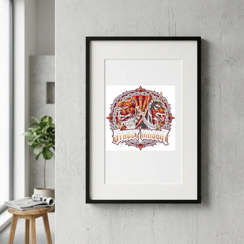 Concrete Jungle Botanical Society — Gallery Framed Art Poster (Exhibition Frame)