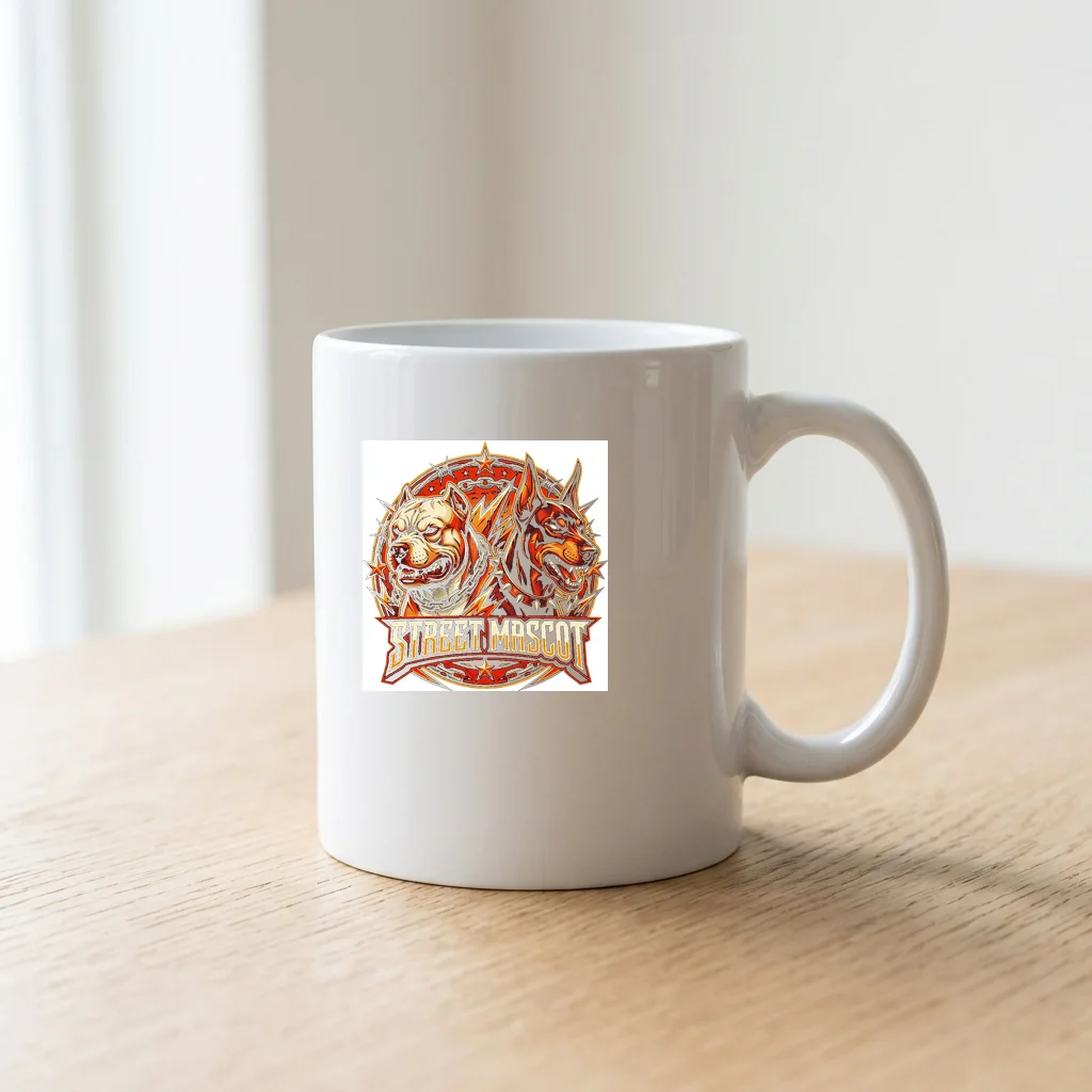 Downtown Transit Interchange — Ceramic Coffee Mug 11oz (Glossy White)