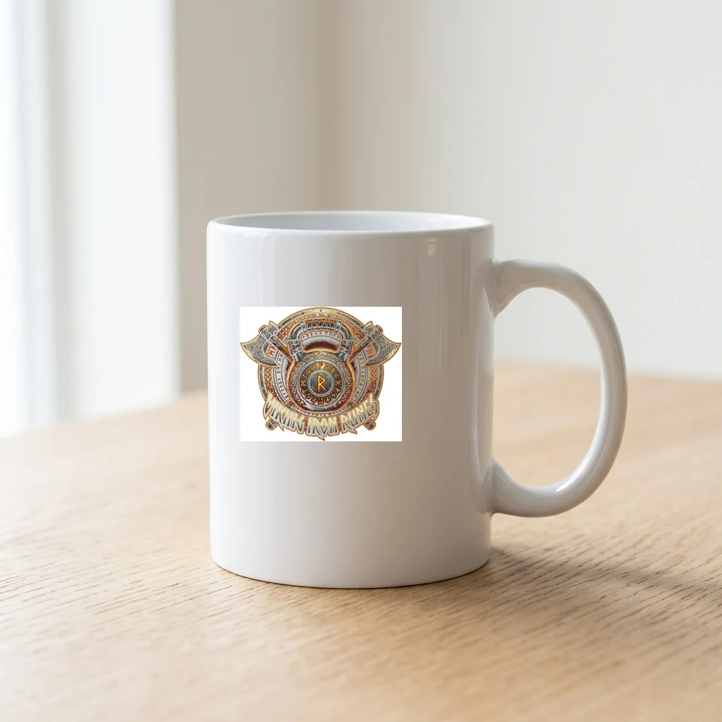 Heavy Gauge Garment Construction — Ceramic Coffee Mug 11oz (Glossy White)
