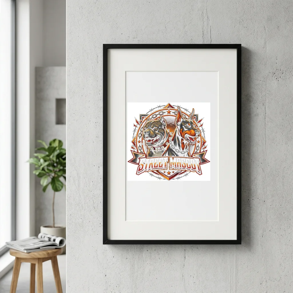 Global Underground Music Guild — Gallery Framed Art Poster (Exhibition Frame)