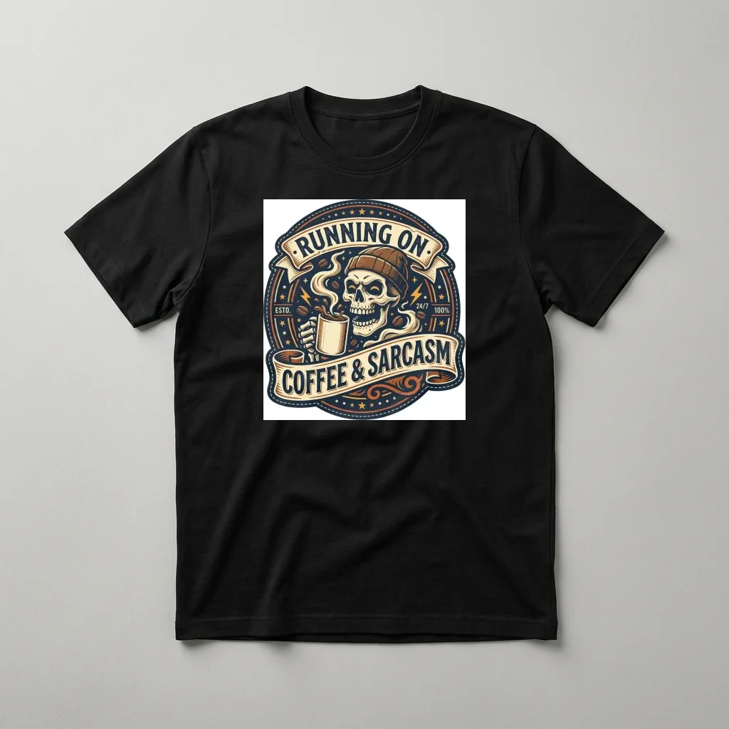 Midnight Oil Burning Syndicate — Classic Streetwear T-Shirt (Jet Black)