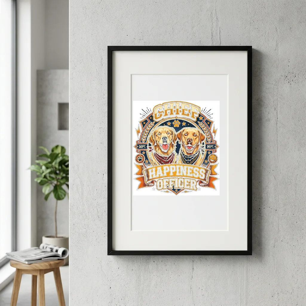 Street Culture Visual Language — Gallery Framed Art Poster (Exhibition Frame)