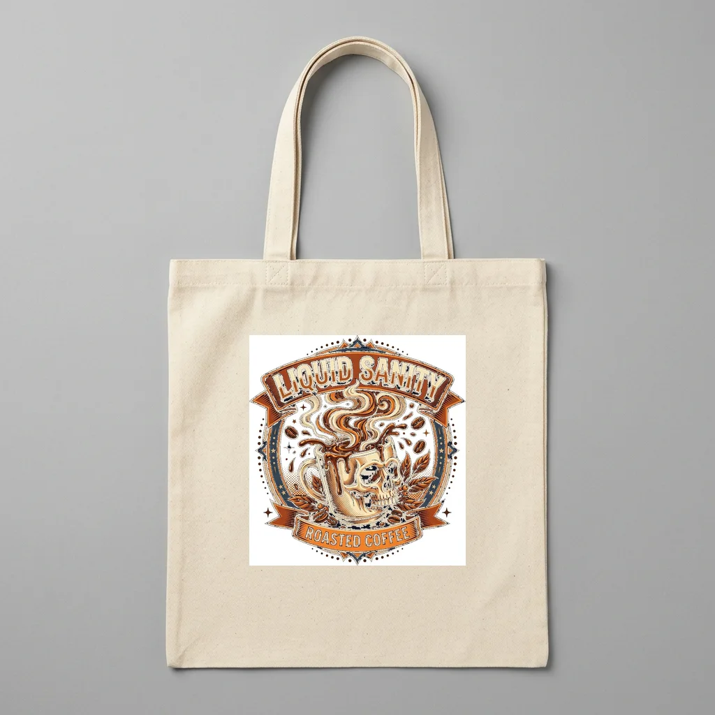 City Life Raw Documentation — Organic Cotton Canvas Tote Bag (Natural)