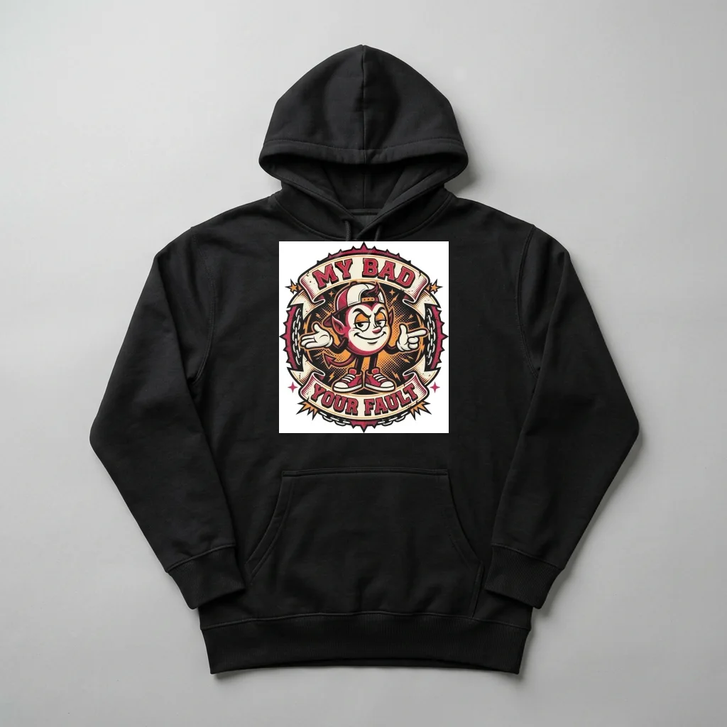 Urban Clothes Market Masterpiece — Heavyweight Pullover Hoodie (Charcoal Black)