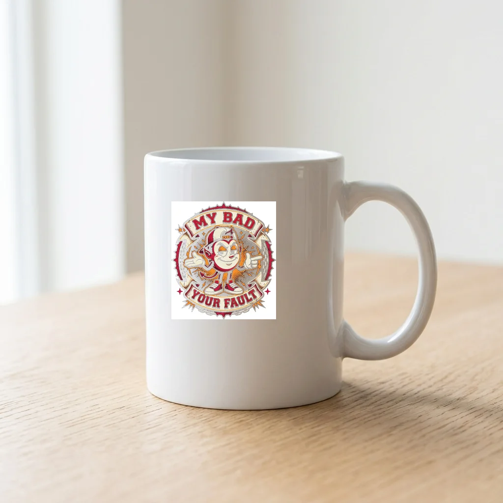Urban Clothes Market Masterpiece — Ceramic Coffee Mug 11oz (Glossy White)