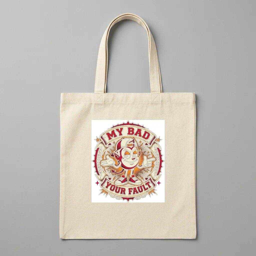 Urban Clothes Market Masterpiece — Organic Cotton Canvas Tote Bag (Natural)