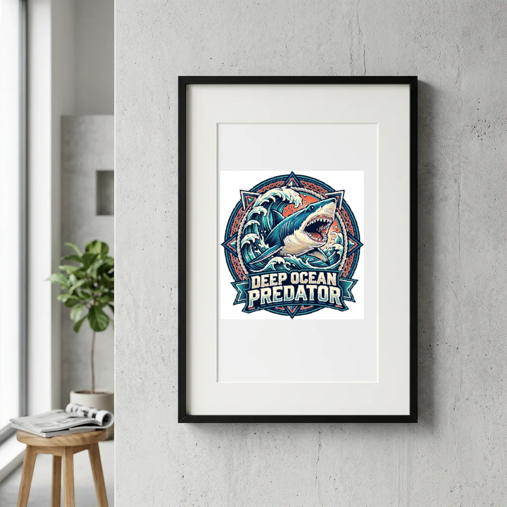 Neon Horizon Circuit Beast Vol. 2 — Gallery Framed Art Poster (Exhibition Frame)