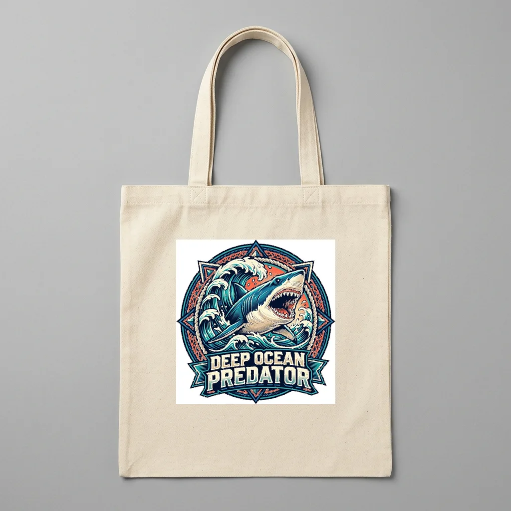 Neon Horizon Circuit Beast Vol. 2 — Organic Cotton Canvas Tote Bag (Natural)