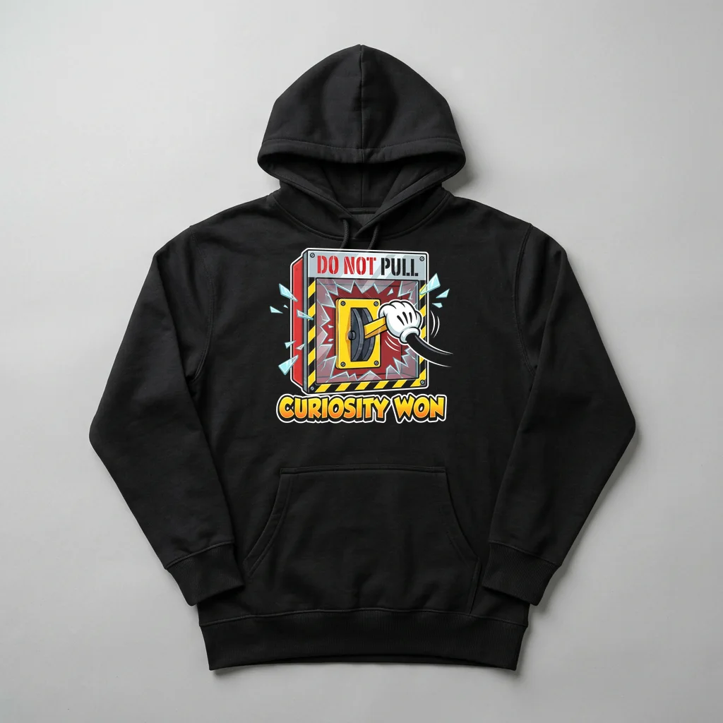 Famous Star Starburst Monogram — Heavyweight Pullover Hoodie (Charcoal Black)