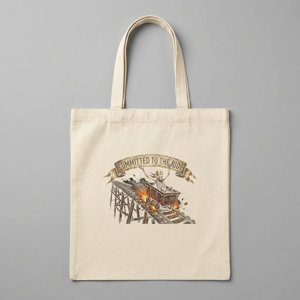 Famous Star Starburst Monogram — Organic Cotton Canvas Tote Bag (Natural)
