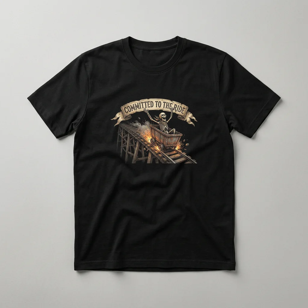 Famous Star Starburst Monogram — Classic Streetwear T-Shirt (Jet Black)