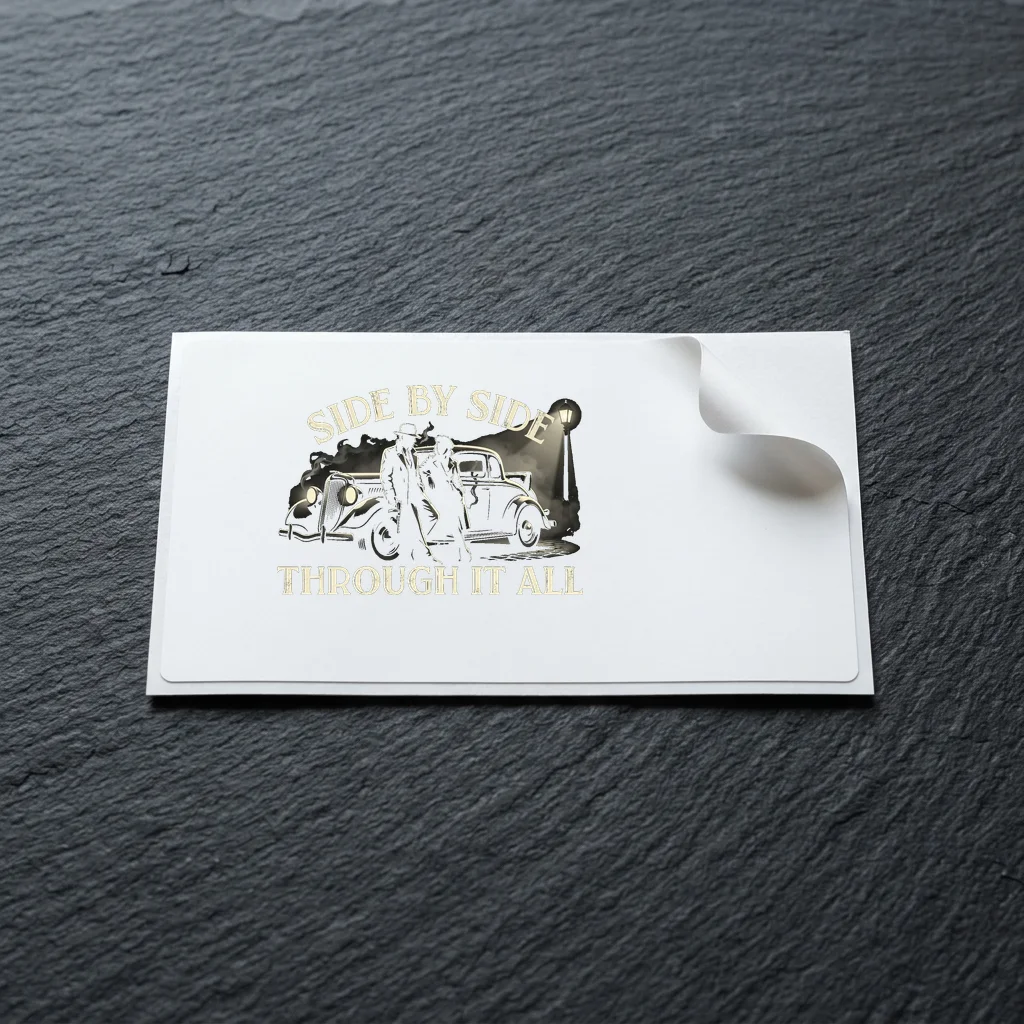 The Family Barcode / Street Label — Die-Cut Matte Vinyl Sticker (4-Inch)
