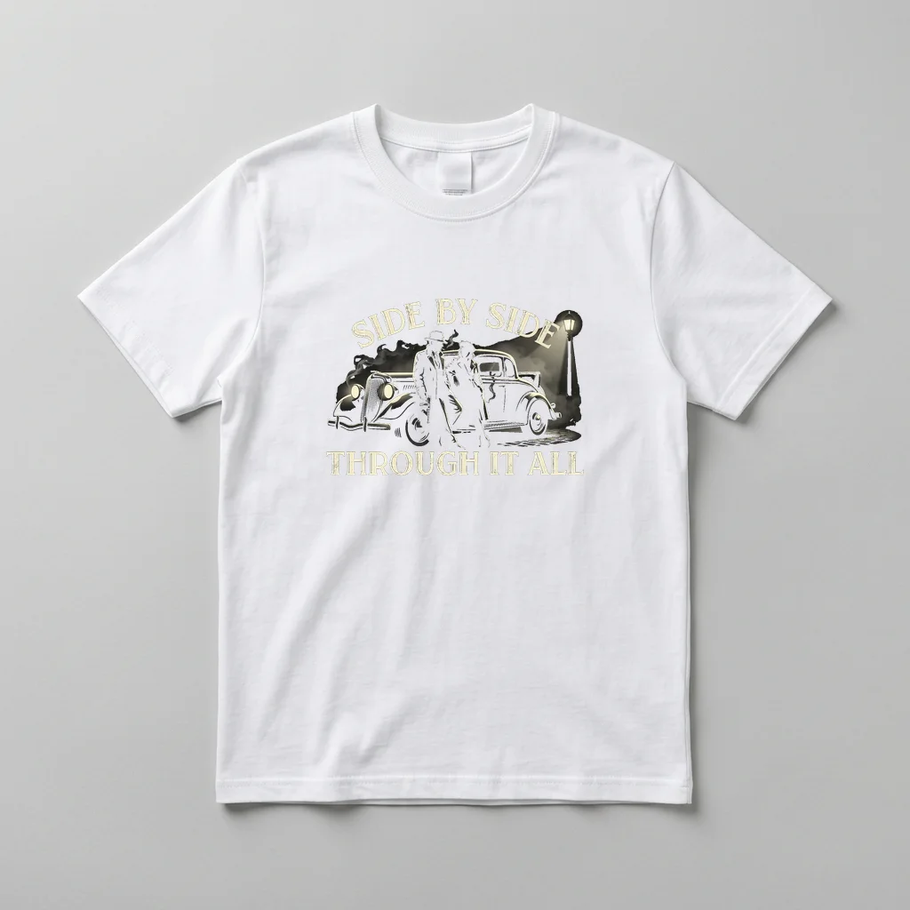The Family Barcode / Street Label — Everyday Crewneck Tee (Pure White)