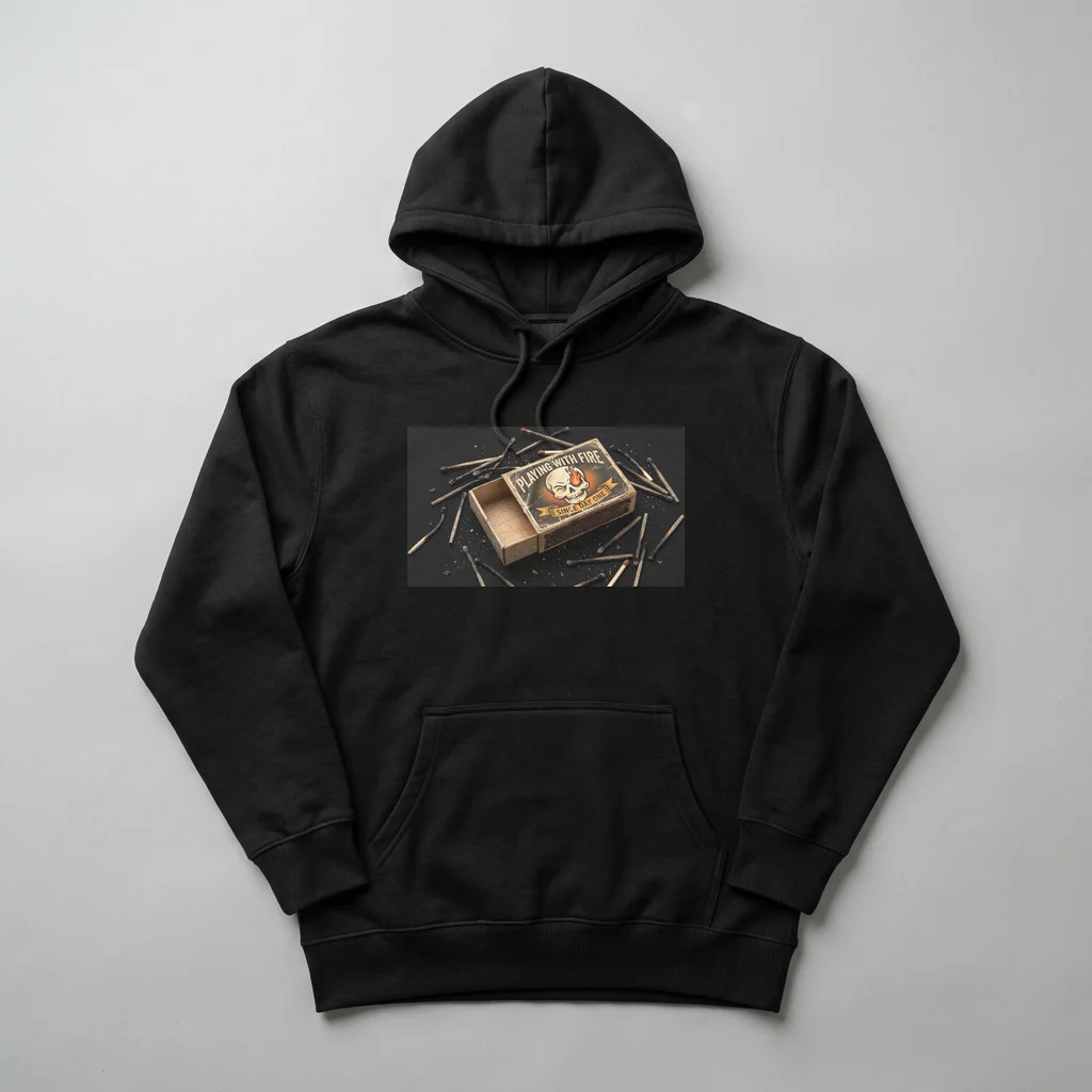 I Fix What You Tried to Fix Stainless Steel Water Bottle — Heavyweight Pullover Hoodie (Charcoal Black)