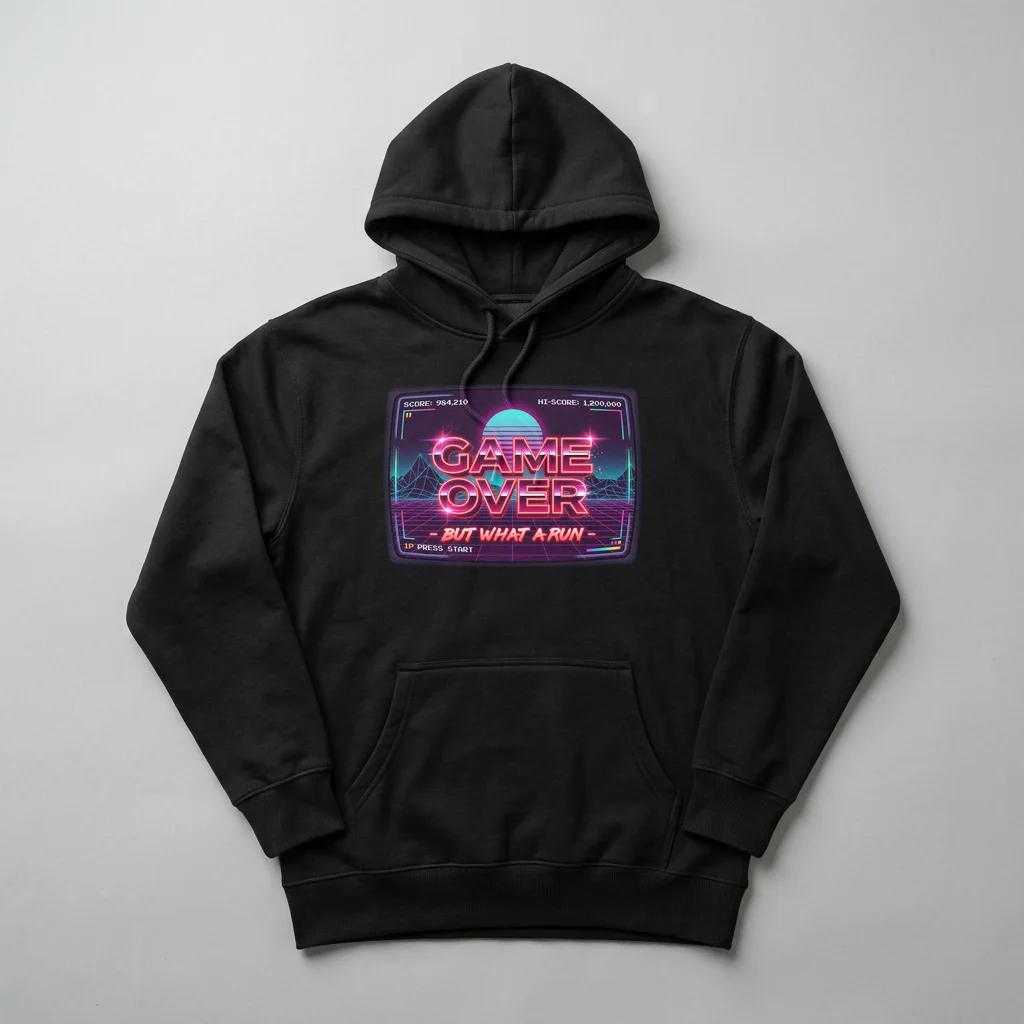 Checkpoint Icons Gamer — Heavyweight Pullover Hoodie (Charcoal Black)