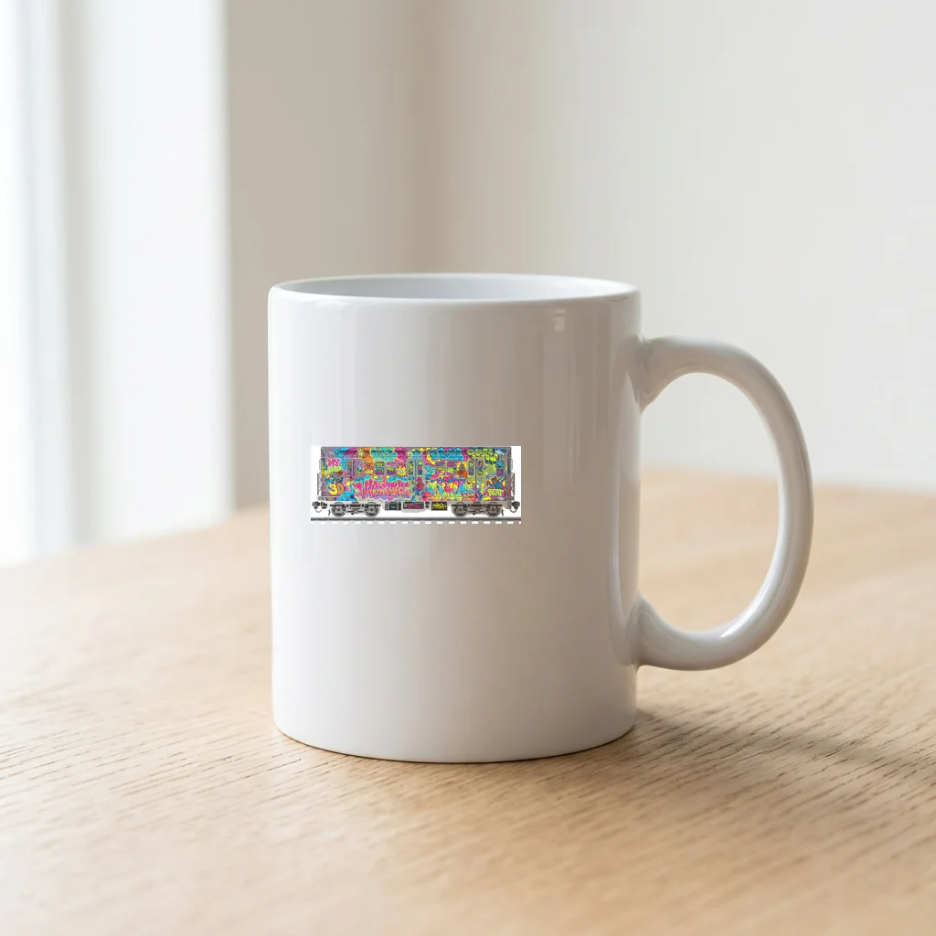 Gothic Dagger Heart Family — Ceramic Coffee Mug 11oz (Glossy White)