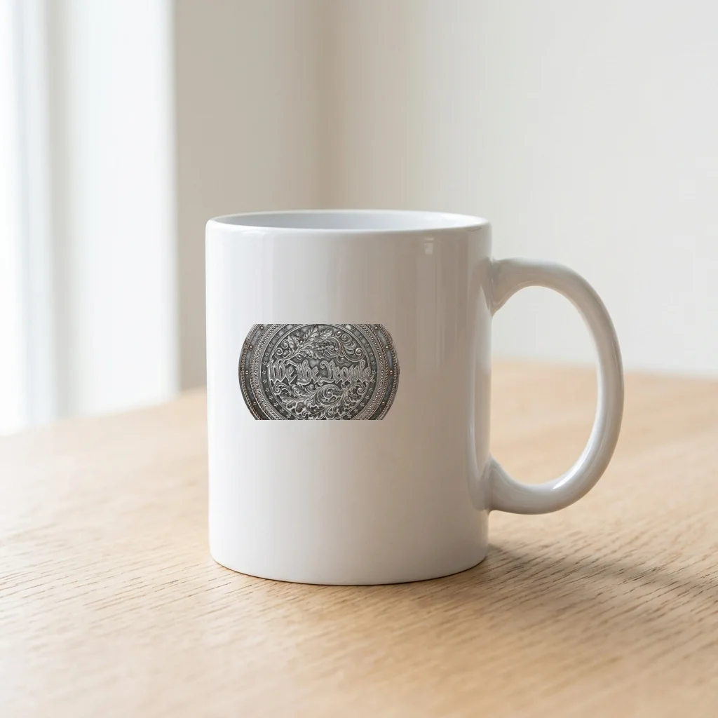 Raven Moon Gothic Graphic — Ceramic Coffee Mug 11oz (Glossy White)