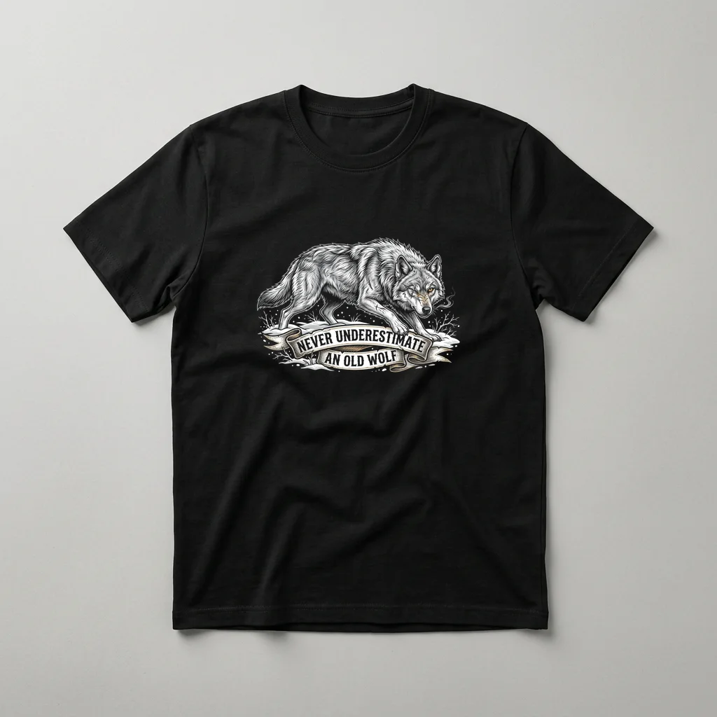District Zero Emblem — Classic Streetwear T-Shirt (Jet Black)