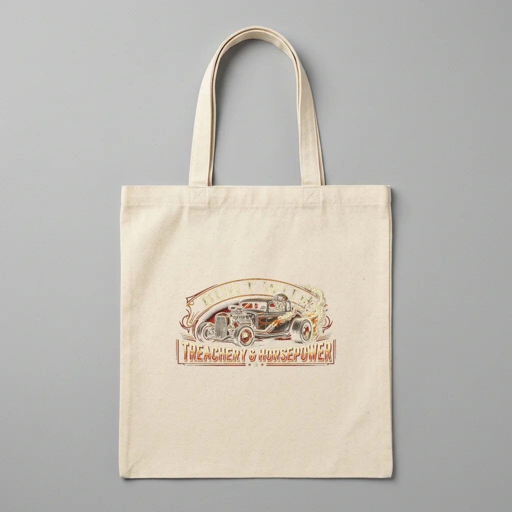 Cracked Liberty Bell Heritage — Organic Cotton Canvas Tote Bag (Natural)