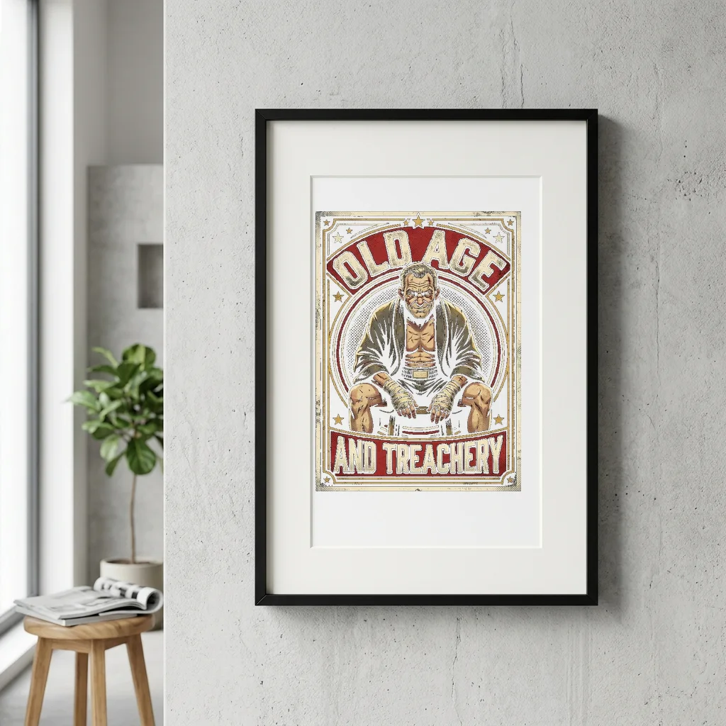 Eclipse Castle Graphic — Gallery Framed Art Poster (Exhibition Frame)