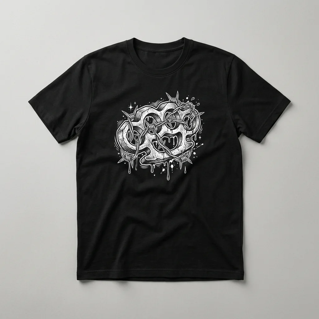 Crossed Rifles & Heritage Flag — Classic Streetwear T-Shirt (Jet Black)