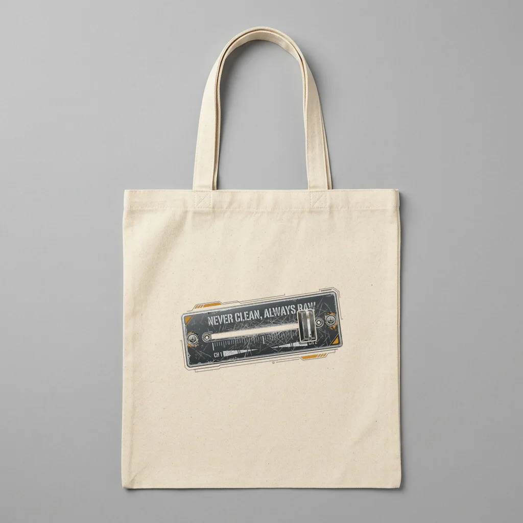American Bison Spirit of the West — Organic Cotton Canvas Tote Bag (Natural)