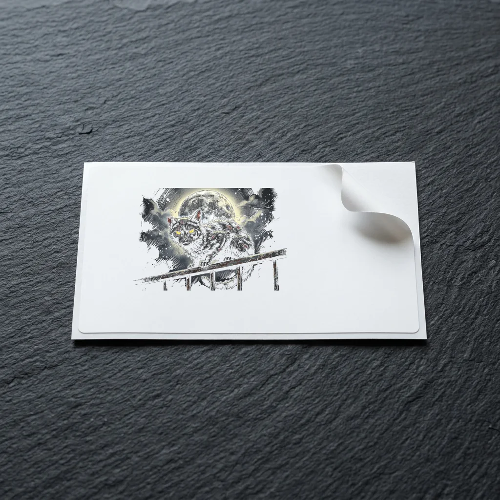 The Bone Harp's Quiet Guardian — Die-Cut Matte Vinyl Sticker (4-Inch)