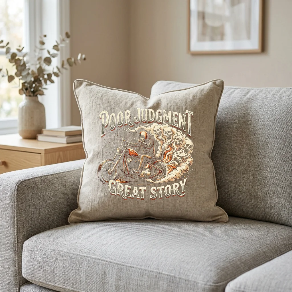 Moonlit Court Fantasy Art Print — Square Linen Throw Pillow 18x18 (Natural Linen)