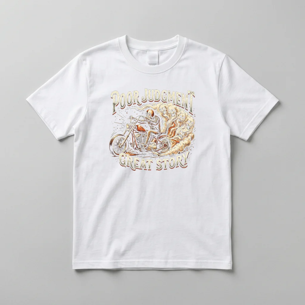 Moonlit Court Fantasy Art Print — Everyday Crewneck Tee (Pure White)