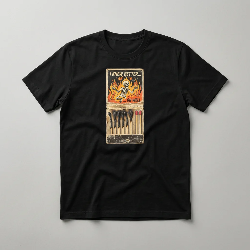 Statue of Liberty Torch Flame — Classic Streetwear T-Shirt (Jet Black)