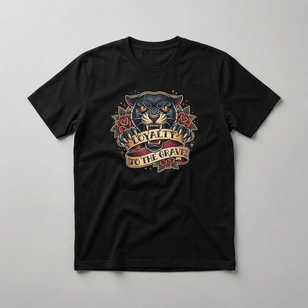 Rebel Heritage Distressed Eagle Crest — Classic Streetwear T-Shirt (Jet Black)