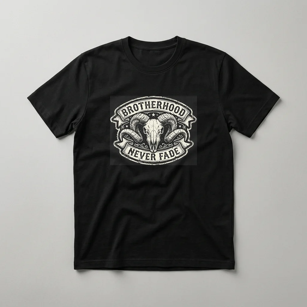 USA Vintage Athletic Heritage — Classic Streetwear T-Shirt (Jet Black)