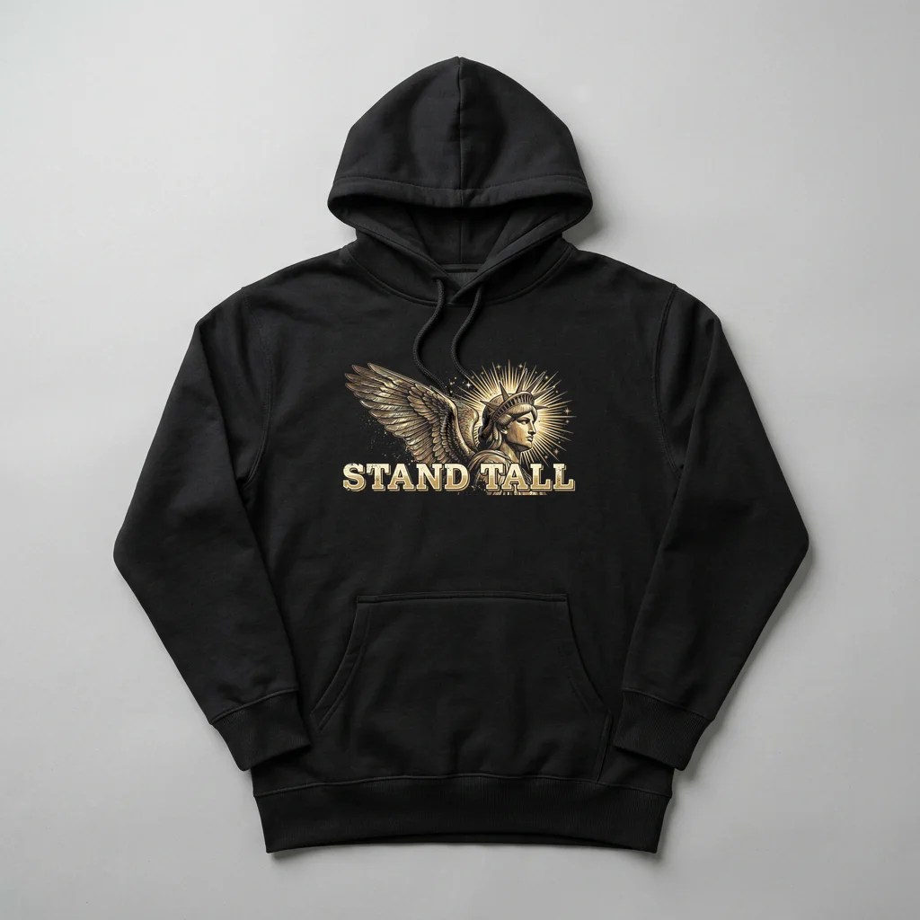 Zero Fox Given (Grumpy Cartoon Fox) — Heavyweight Pullover Hoodie (Charcoal Black)