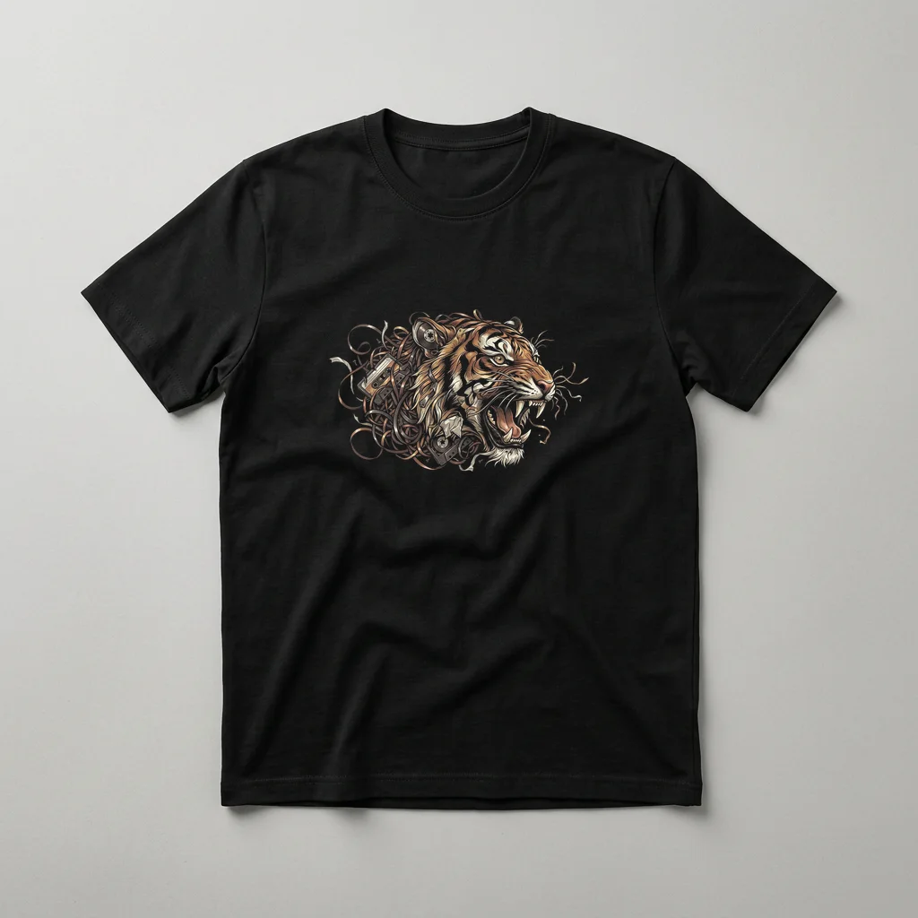 Retro Neon Motel Sign — Classic Streetwear T-Shirt (Jet Black)