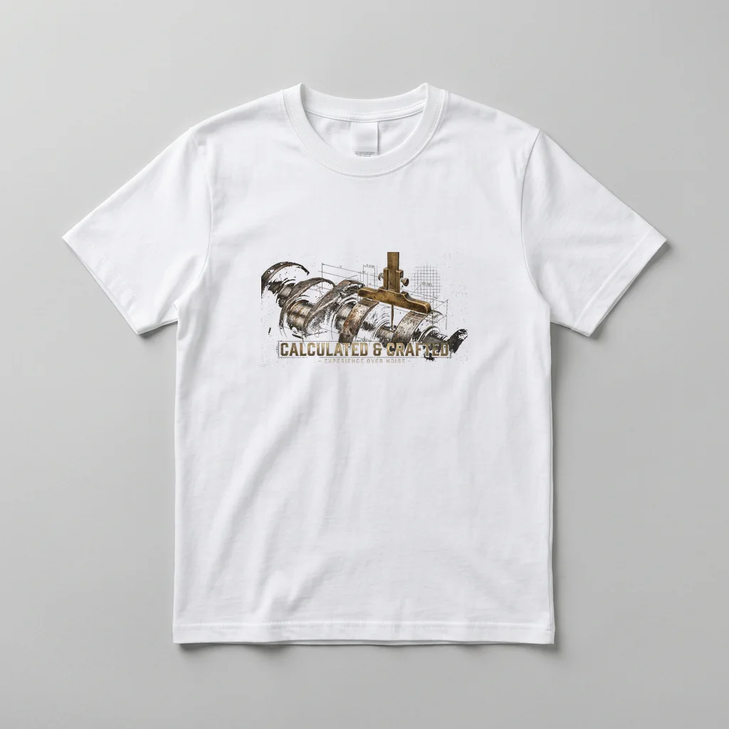 The Folding Moon Rover — Everyday Crewneck Tee (Pure White)