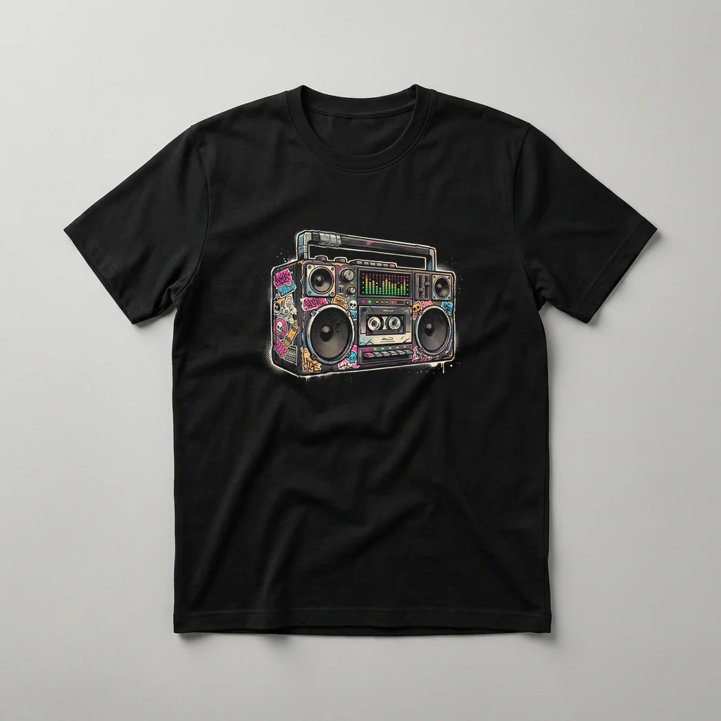 Retro Bomb "My Last F-Bomb" — Classic Streetwear T-Shirt (Jet Black)
