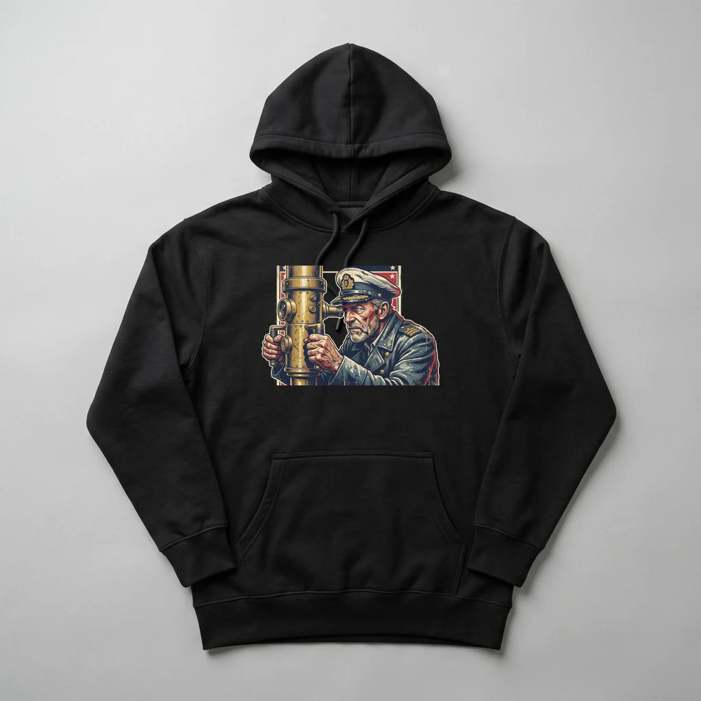 Astronaut Floating in the Void — Heavyweight Pullover Hoodie (Charcoal Black)