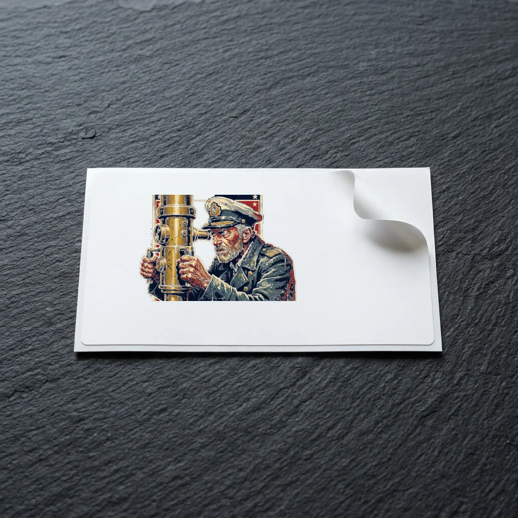 Astronaut Floating in the Void — Die-Cut Matte Vinyl Sticker (4-Inch)