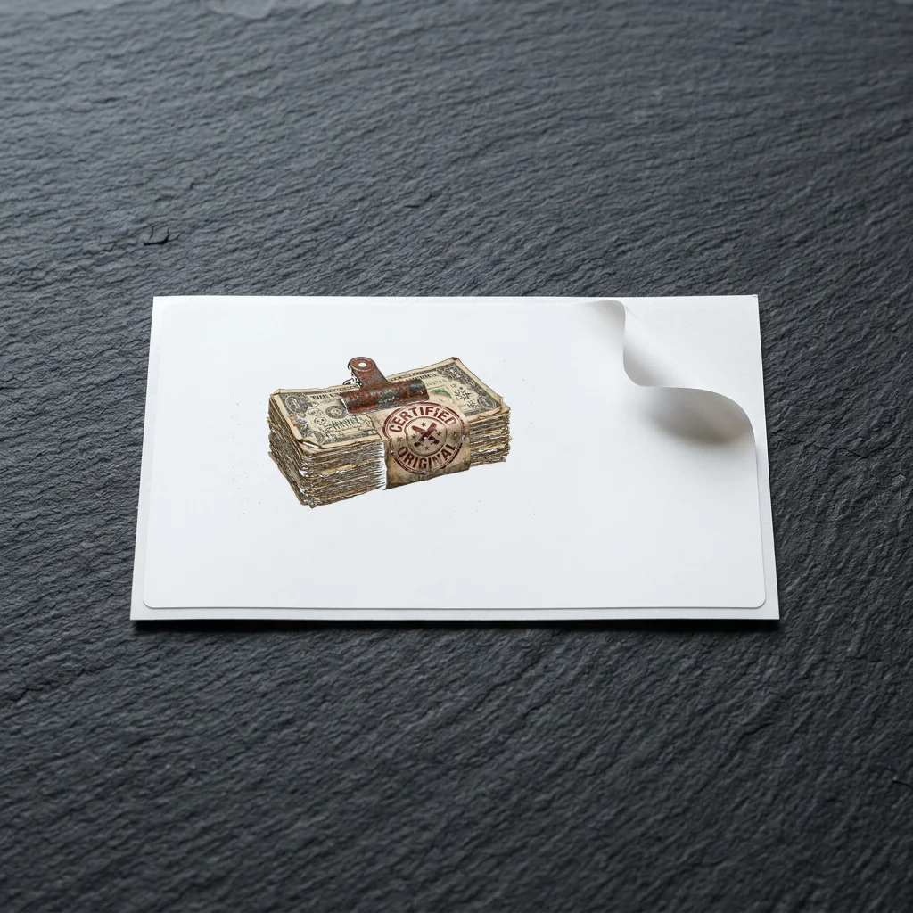 Neon Gateway Pixel Phone — Die-Cut Matte Vinyl Sticker (4-Inch)