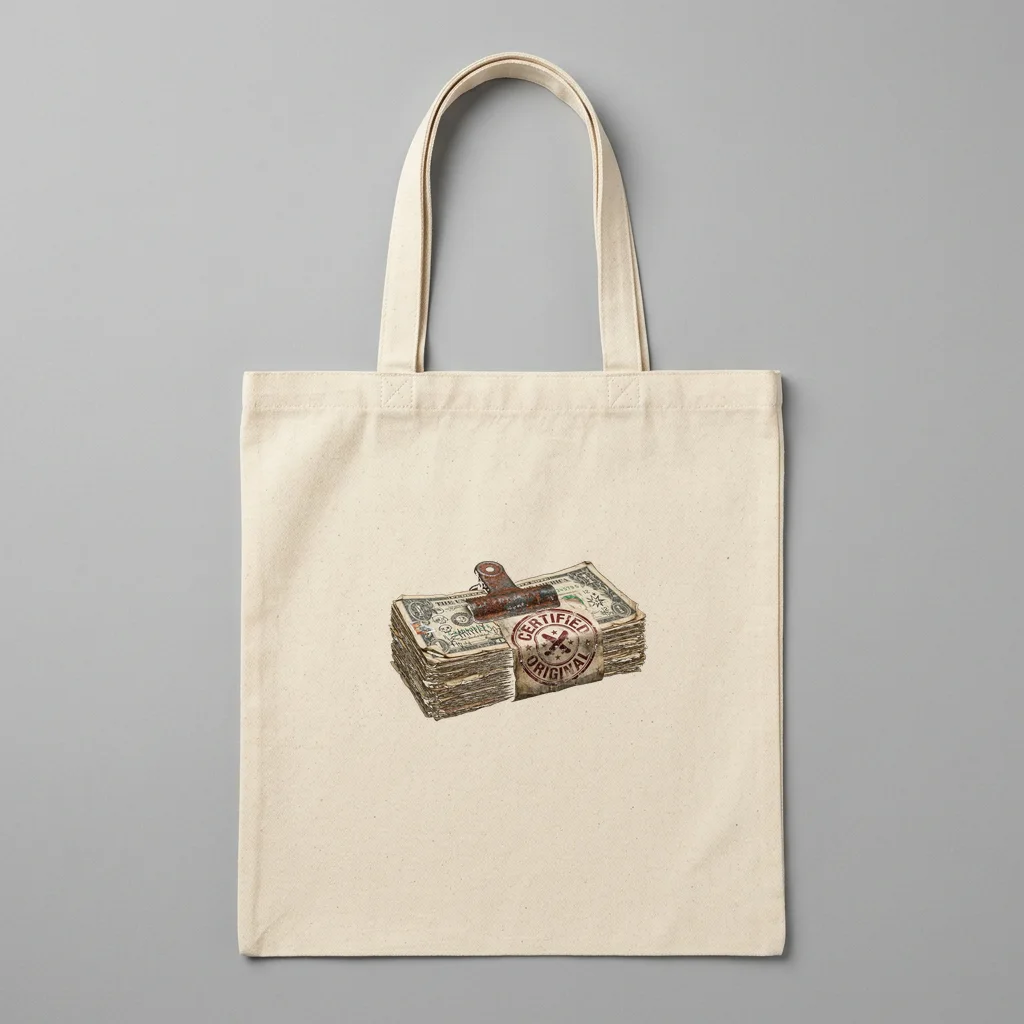Neon Gateway Pixel Phone — Organic Cotton Canvas Tote Bag (Natural)