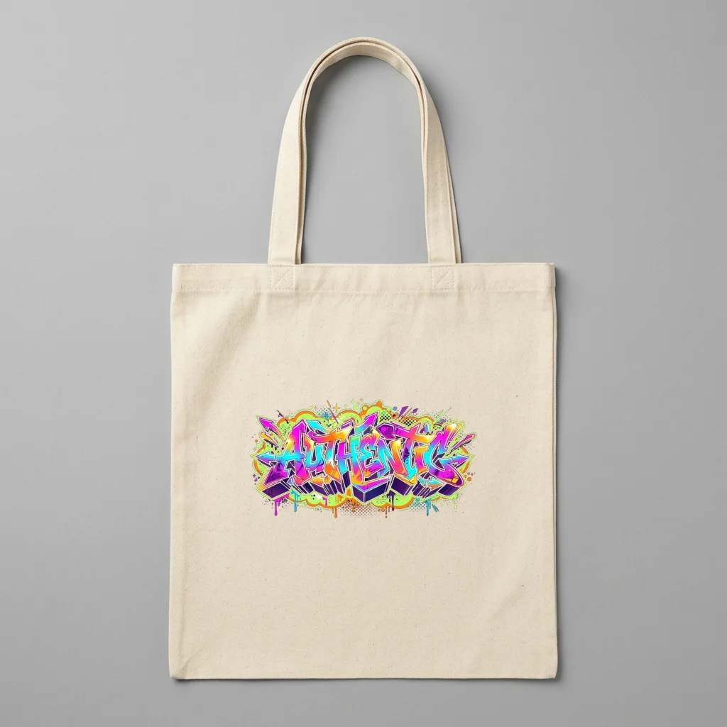 Grumpy Opossum Trash King — Organic Cotton Canvas Tote Bag (Natural)