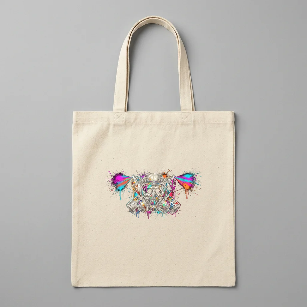 Hourglass of Care — Organic Cotton Canvas Tote Bag (Natural)