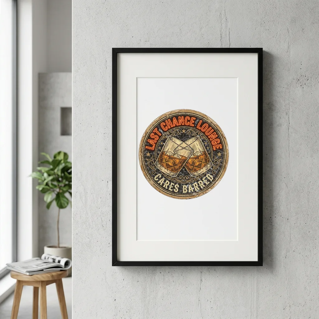 Woodland Reading Nook Sherpa Blanket — Gallery Framed Art Poster (Exhibition Frame)