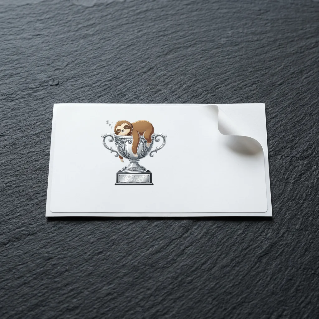 The Moon Tailor's Silver Thread — Die-Cut Matte Vinyl Sticker (4-Inch)