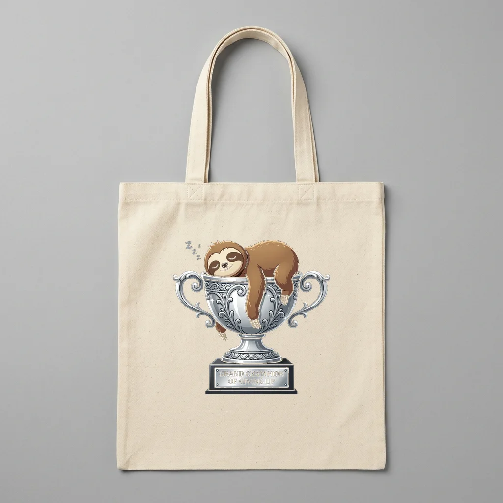 The Moon Tailor's Silver Thread — Organic Cotton Canvas Tote Bag (Natural)